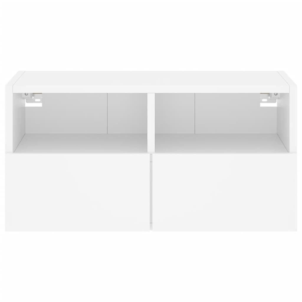 TV Wall Cabinet White 60 x 30 x 30 cm Particleboard