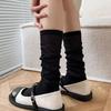 Kave Socks For Women'S Spring And Summer Thin White Stacking Socks Mid-Tube Cotton Socks Black Jk Knee-Length Women'S Stockings