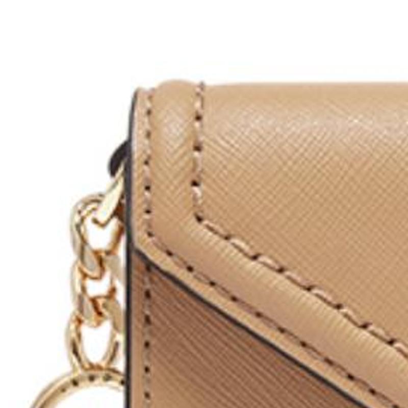 Michael Kors MK Jet Set Monogram Crossbody Bag Women Crossbody Bag Gold Beige 32S3GJ6C0L-222