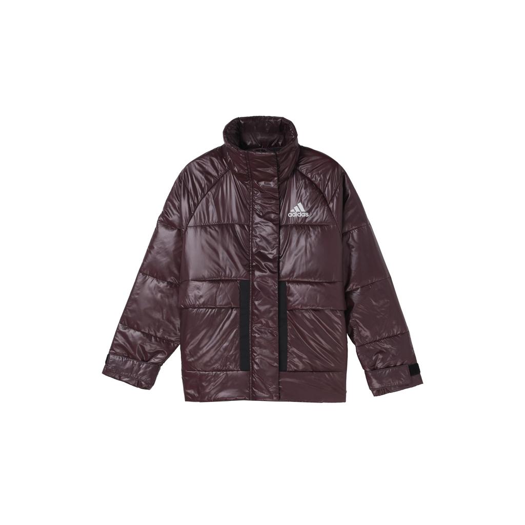 Adidas Warm Windproof Sports Stand Collar Cotton Jacket Unisex Jacket Purple FT2550