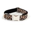 Pet Collar With Silver Buckle For Small Dogs Cotton Material Cute Flower Pattern Breathable Design