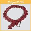 Fashionable Wide Width Leather Belt With Spliced Design For Casual Wear Women