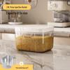 Sealed Rice Storage Container: Press-Style, Pest & Moisture-Proof for Grains & Flour
