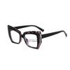 Anti-Blue Light Repair Glasses, Retro Trendy Color Matching Flat Glasses, Plain Face And Thin Artifact, Large Frame Glasses