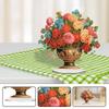 Acrylic Rose Lily Butterfly Flower Vase Desktop Diamond Art Kits Diamond Painting Desktop Ornaments Kit Home Bedroom Decoration