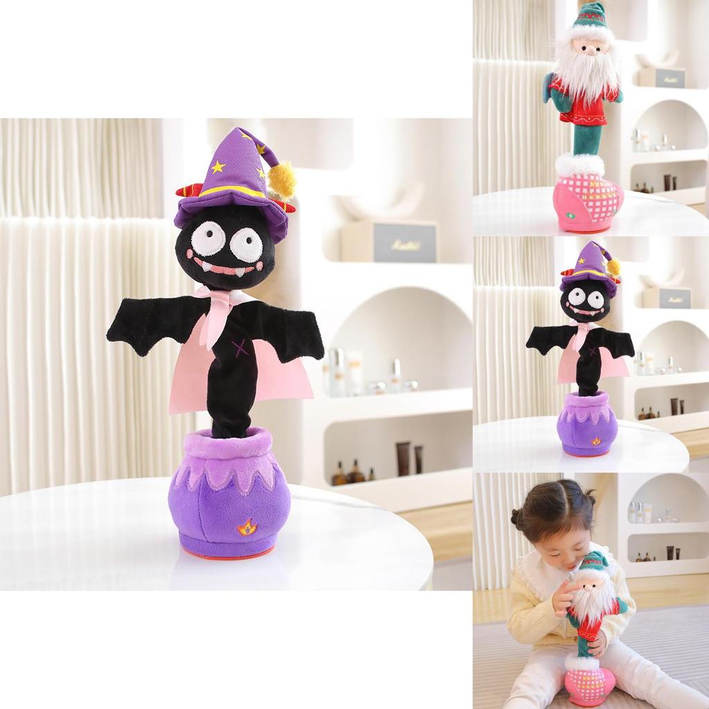 Weihnachten Weihnachtsmann Plüschtier mit Sing- und Schwingfunktionen für Teenager-Geschenk