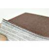 Watanabe Industries Japanese-Made Tile Carpet, Adhesive Pita Mat, Loop, Set of 4, 45x45cm, Brown