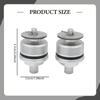 2 Pieces Front Shock Absorber Screws Impact Resistant Metal Motorcycle Directly Replace for 250