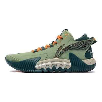 Li Ning Reverse 2 Low Παπούτσια Μπάσκετ Ανδρικά sneaker Πράσινο ABFR005-12