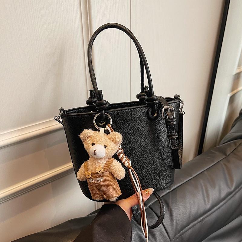 Premium hand bag women's new trendy spring fashion casual shoulder bag crossbody bucket bag