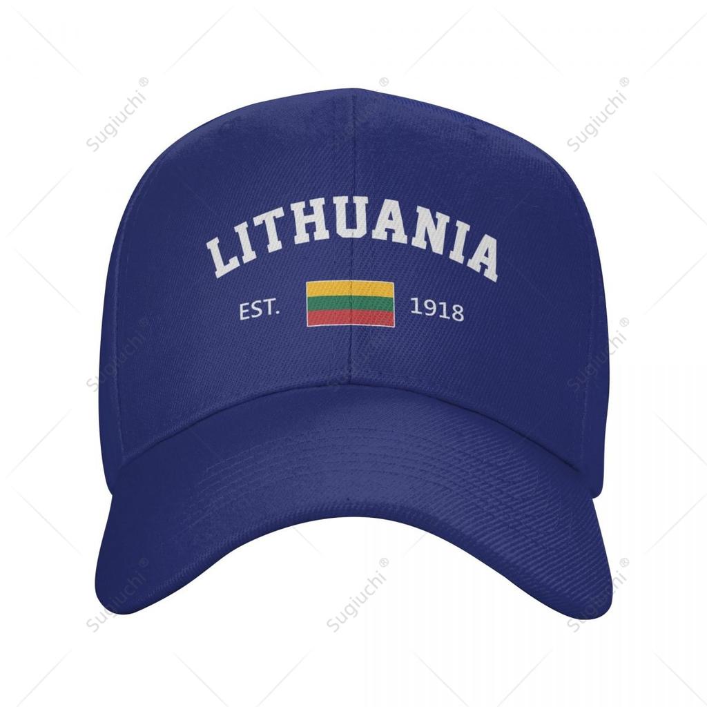 Unisex Baseball Cap Lithuania EST Independence Day Wild Sun Shade Peaked Adjustable Outdoor Caps for Unisex Women