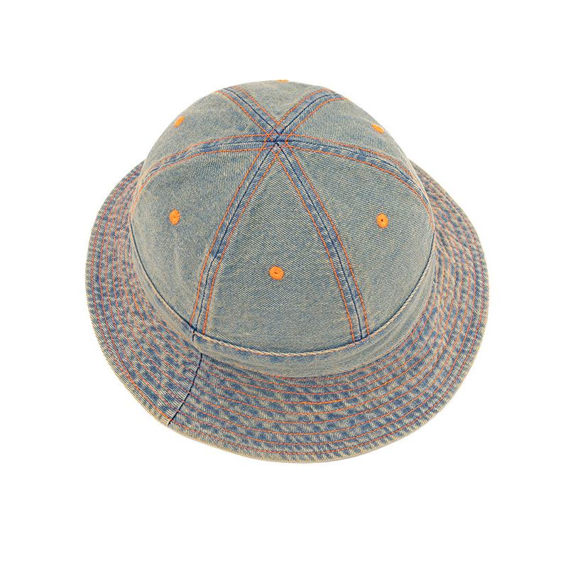 Denim Fisherman Hat Women's Vintage Sun Protection Hat Basin Hat