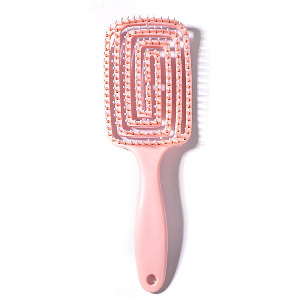Professional Curved Hairbrush Easy Detangling Vented Hair Styling Comb for Home Salon Use