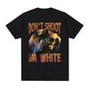 Funny Don't Shoot Im White Meme Graphic T-shirts for Men Women Casual Humor Short Sleeve Tees Unisex Vintage Fashion Gothic Tops