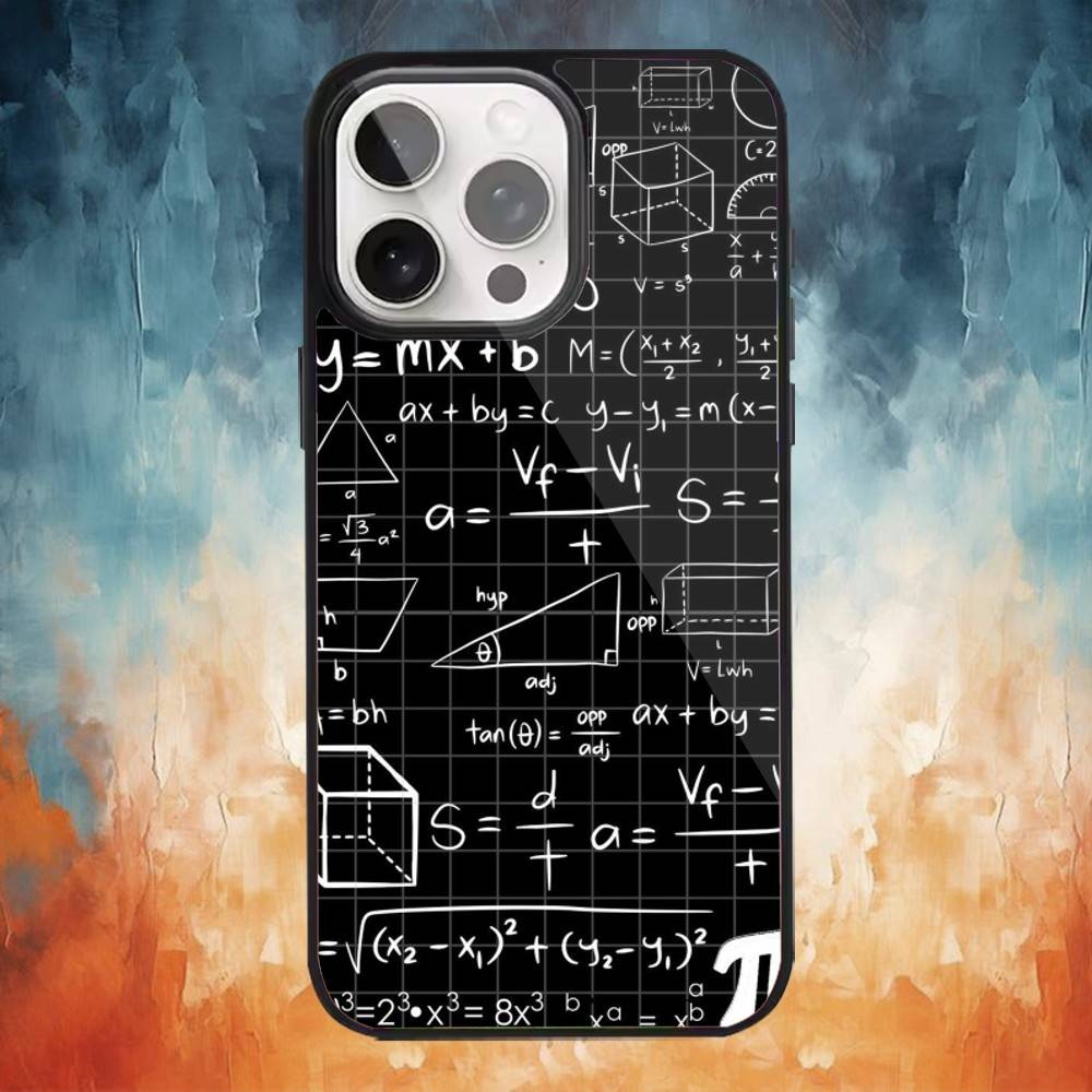 Physics Math Formula Equation Phone Case For iPhone 17,16,15,14,13,12,11,Plus,Pro,Max for Magsafe Magnetic Wireless Charging