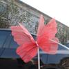 50cm Sztuczny Motyl Gigantyczna Jedwabna Organza Sztuczny Motyl Dekoracja Zewnętrzna Świąteczna Wystawa Trójwymiarowy Motyl
