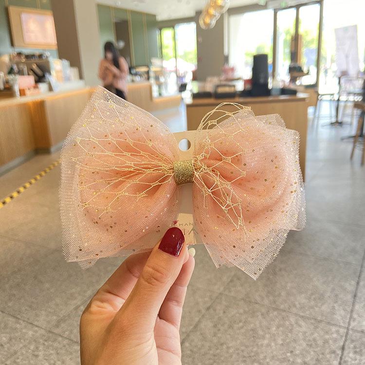 

Корейская сетчатая заколка-бант для волос для детей - Аксессуары для головного убора принцессы