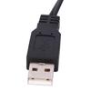 Black 2 RCA USB To RCA Cable Lead for PC TV Conversion Line Audio Video Adapter AV Cable