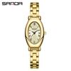 Fashin Sanda Top Brand 1123 Elegant Design Roman Number Square Dial Waterproof Quartz Movement Business Women Analog Wrist Watch