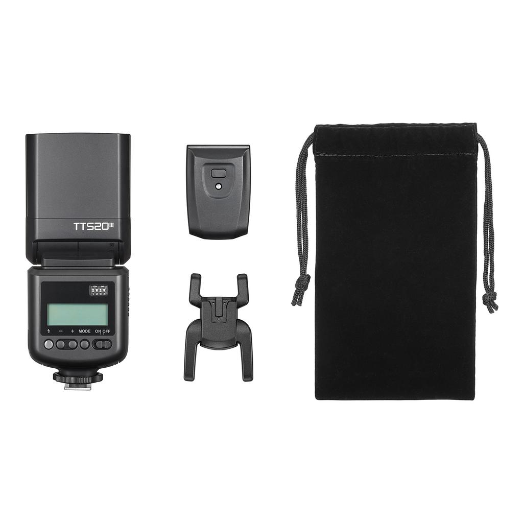 Wireless Camera Flash with 433MHz Receiver Single Contact Hotshoe 8 Power Adjustment