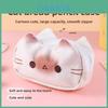 Cat Bread Pillow Pencil Case With Plush Material For Students Desk Storage