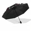1pc Motorhead Logo Automatic Umbrella | Portable Foldable 8-Rib Manual Open, Cute Halloween & Christmas Gift for Outdoor, Casual Accessory, Durable Ca