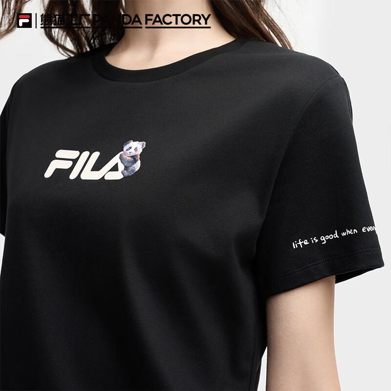 Fila Women's Giant Panda Slim-Fit Short Sleeve T-Shirt