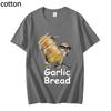 Vitlöksbröd Herr T-shirt Grafisk Vintage Bomulls T-shirt Herr- Och Dam Kortärmad Trend