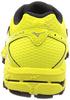 Mizuno Wave Mujin 5 Running Shoes, Black/Light Gray/Yellow, Size 23.0 cm, 2E