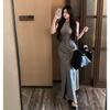 French Chic Sleeveless Waist-Cinched Hip-Hugging Long Dress for Women, 2026 Trend