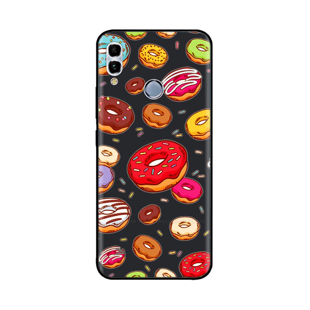 For Huawei P Smart 2019 6.21" Soft Black Silicone Phone Back Cover Case For Huawei P Smart 2019 POT-LX1 POT-LX3 POT LX1 Case Bag