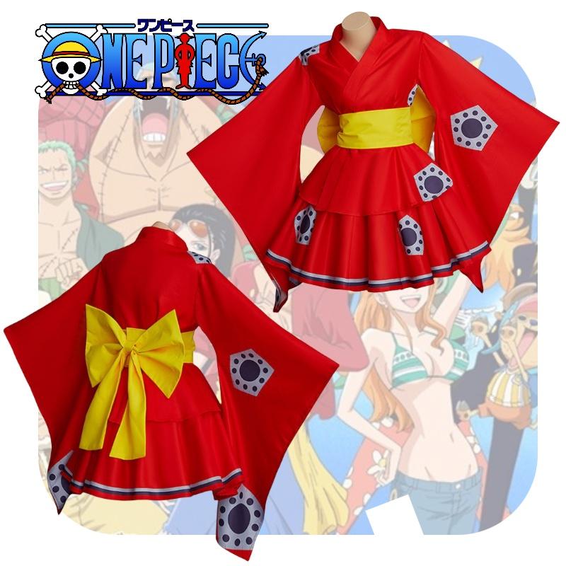 Cosplay kostým One Piece pro muže Postavy Luffy, Zoro a Law Japonský styl Kimona
