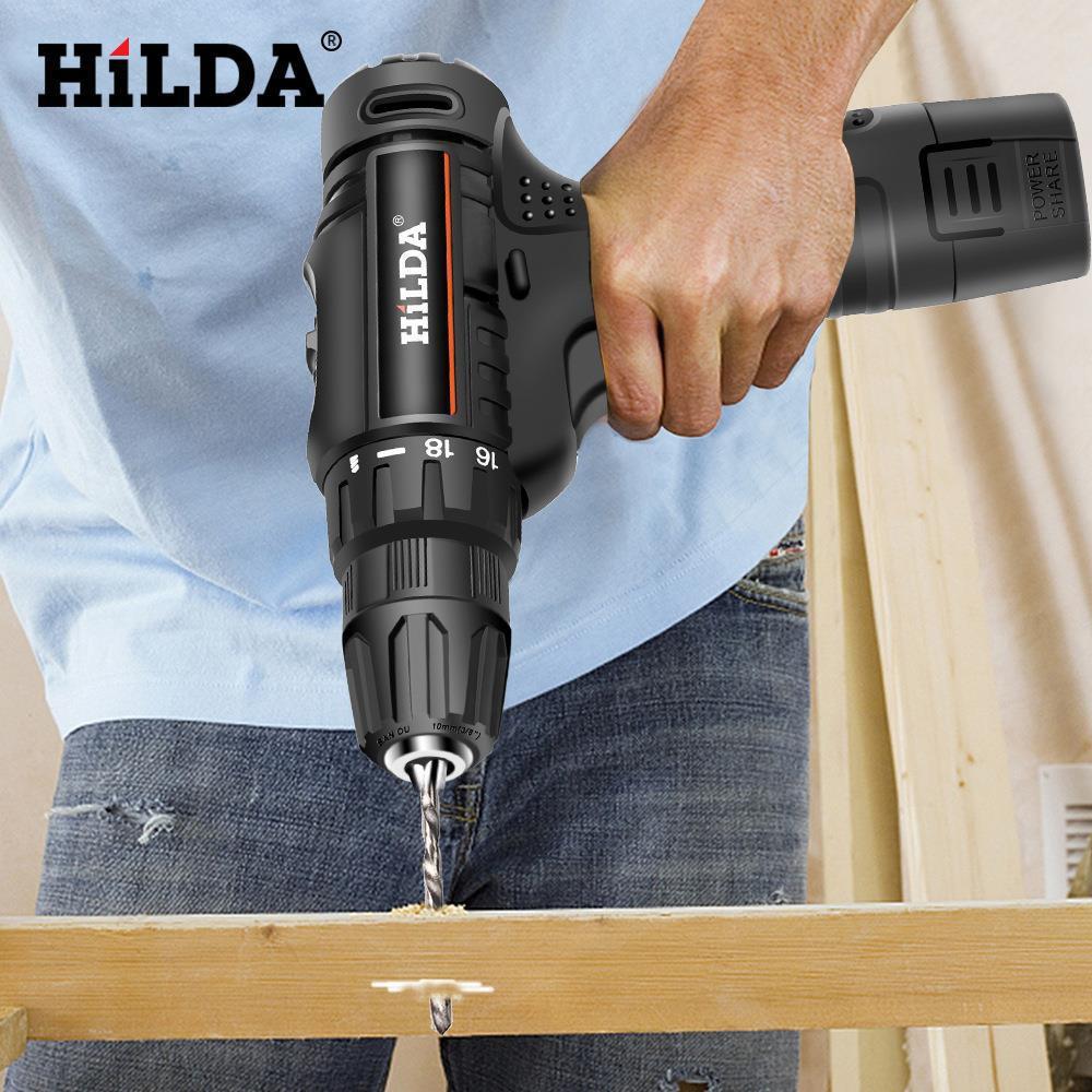 12V Dual-Speed Rechargeable Lithium Electric Drill & Screwdriver