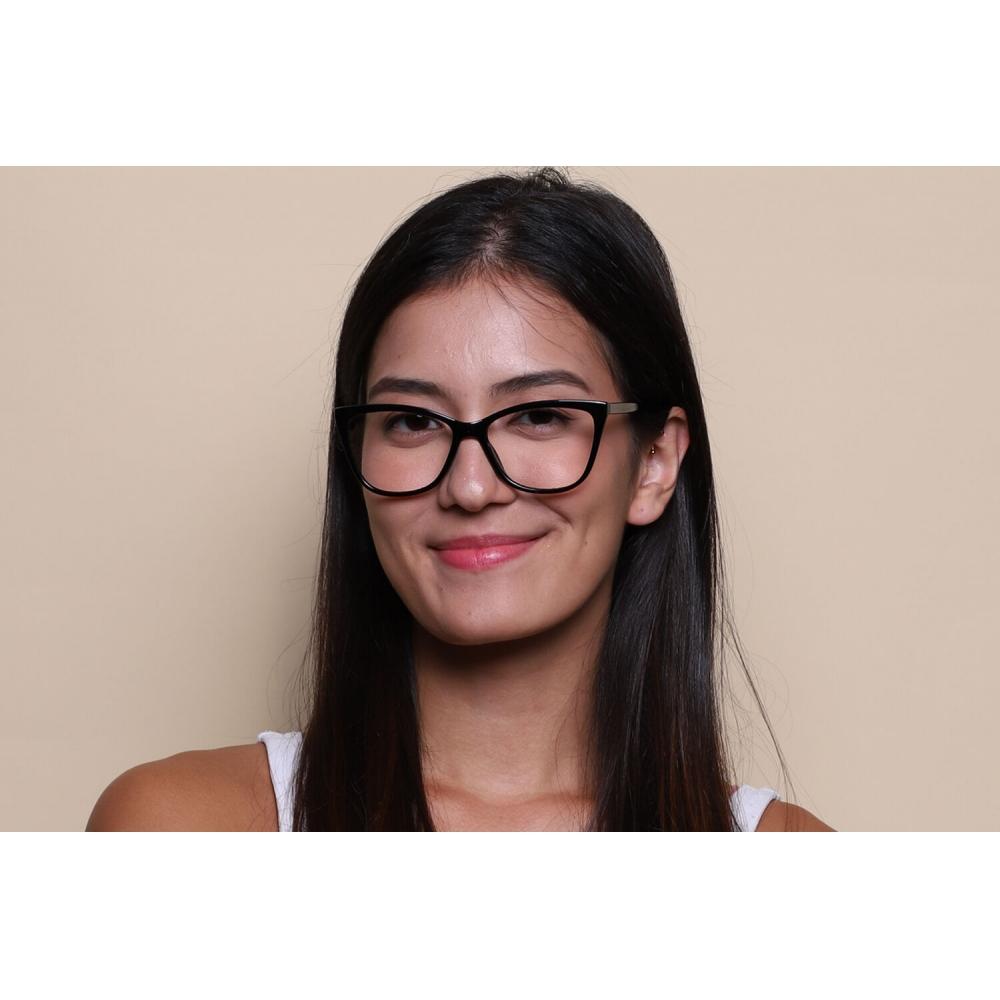 Full Rim Cat Eye Black Smartbuy Collection Vicari Cp115 Fashion Women Eyeglasses