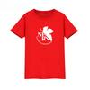 EVA New World Evangelion Ling Boli Theatre Version NERV Logo T-shirt Round Short Sleeve Men Women Fashion T-shirt