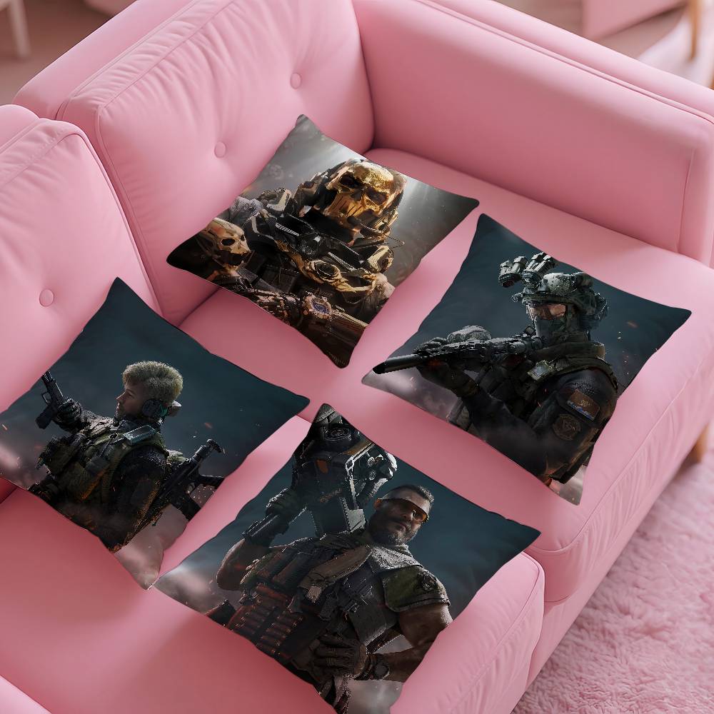Cool Game D-Delta Force Pillow Case pattern printing pillowcase living room sofa cushion cover bedroom room decor