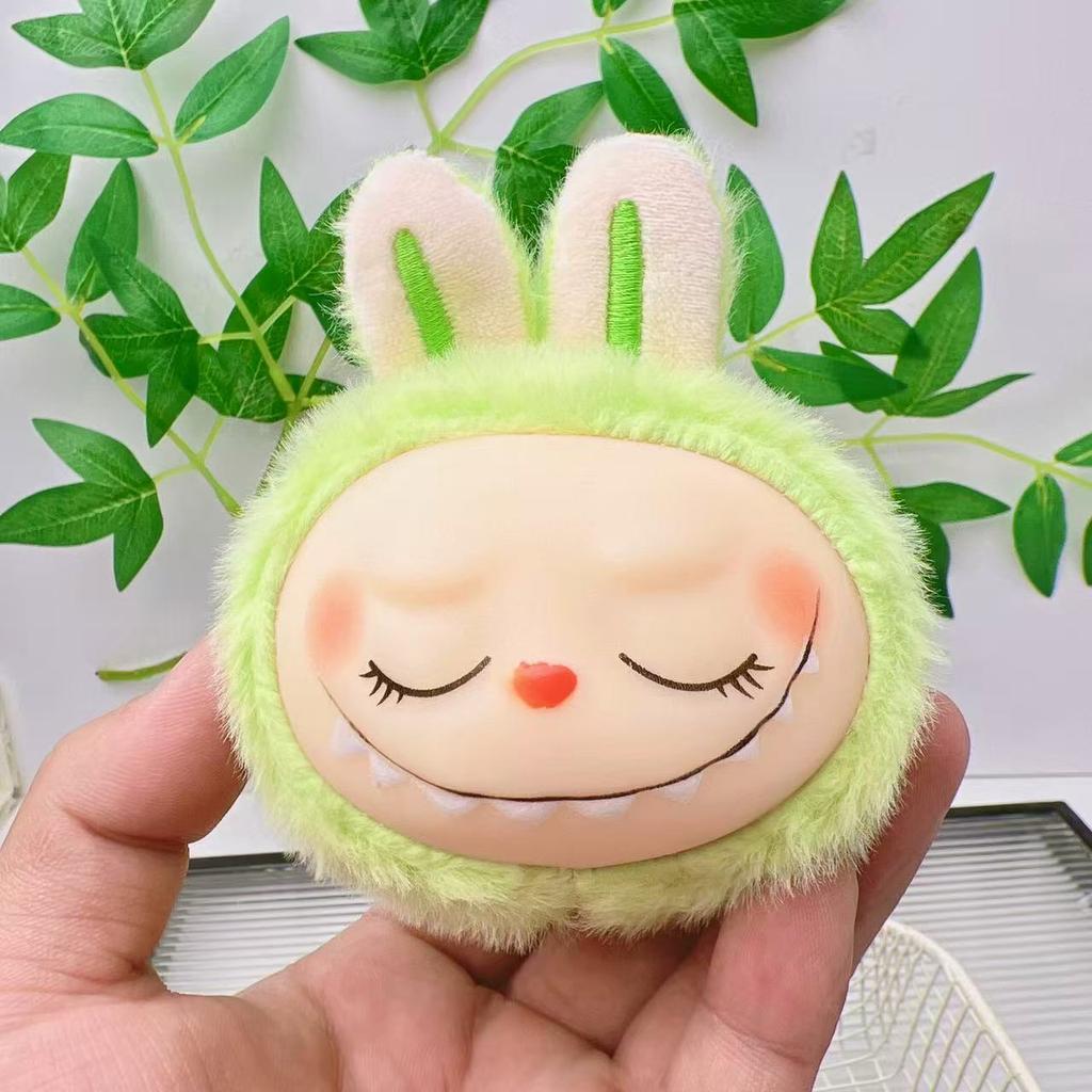 Cute Cute Vinyl Head Pendant Plush Toy Doll Cartoon Bag Pendant Keychain Doll