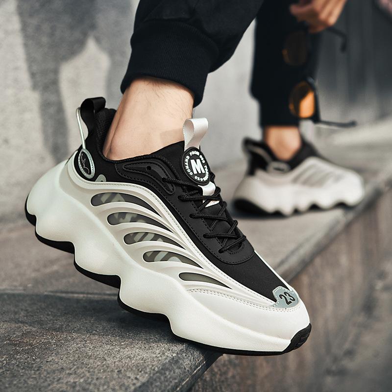 Men's Shoes New Winter Men's Sports Shoes Men's Thick-soled Heightening Couple Dad Shoes Men's Ins Shoes