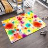 Colorful Abstract Starburst Pattern Carpet for Living Room Decor Suitable for use as an anti-slip for living room bedroom sofas