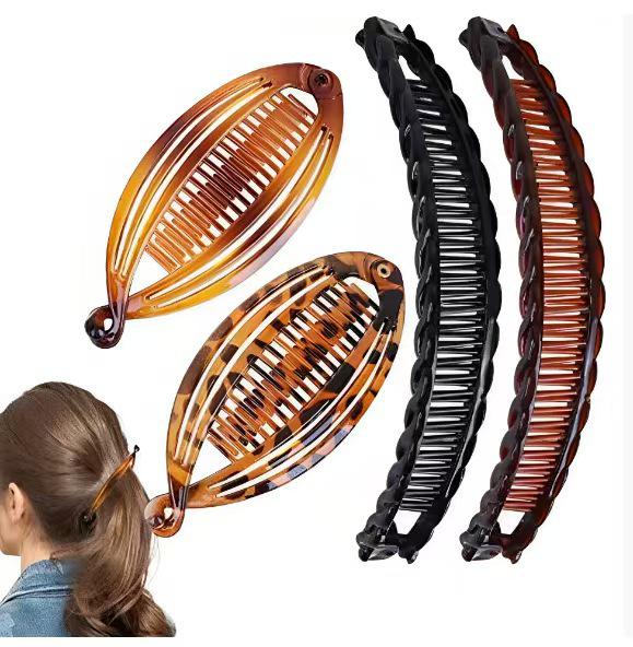Korean Style Double Comb Hair Accessory for Bun & Updo