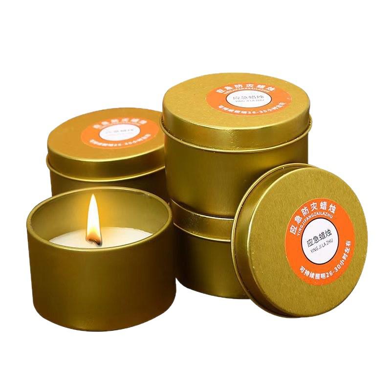 Eco-friendly Windproof Waterproof Candle: Odorless, Smokeless Emergency Lighting for Power Outages and Outdoor Camping.