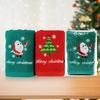 New Xmas Gift Box Towel Christmas Decor Red Santa Claus New Year Gift Home Bathroom Washing Hand Face Towel Cloth Man Woman