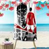 CR7 Print Strandtuch, Großes Weiches Schnelltrocknendes Handtuch für Strand Camping Schwimmen