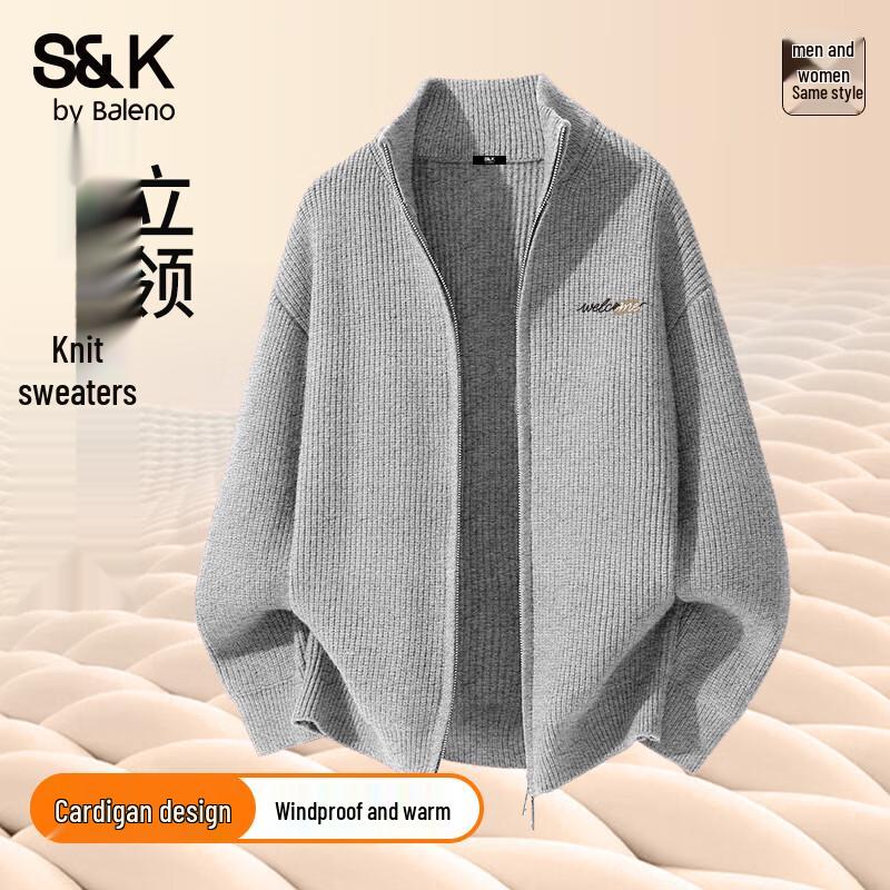 

Baleno Men s S&K Series Winter Knit Zipper Cardigan 3XL