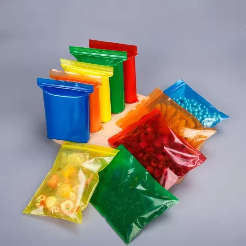 100 Adet Plastik Pe Renkli Saklama Kendinden Mühürlü Poşet Turuncu Sarı Mühürlü Ambalaj Poşeti Kalınlaştırılmış 0.12 Mm Siyah Beyaz Mühürlü Poşet