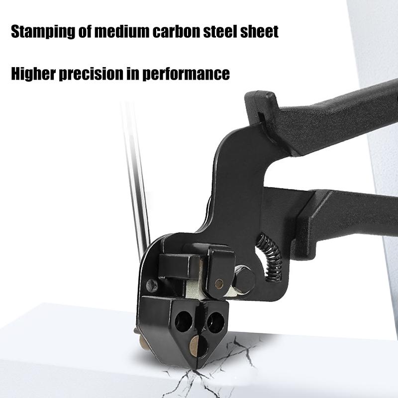 Household Fastening Belt Cutting/Tightening Tool Stainless Steel Cable Tie Pliers Cable Tie Gun Self-Locking Cable Tie Cutter