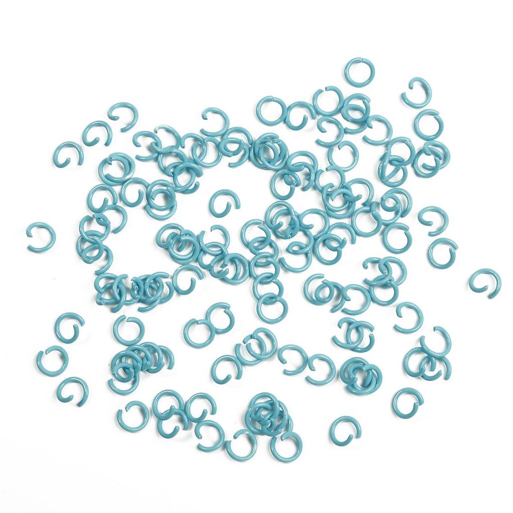 50Pcs Iron Spray Painted Opening Ring Jump Ring For DIY Necklace Bracelet Jewelry Making Craft Accessories