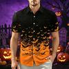 Men's Casual Short Sleeve Button-Down Shirt for Everyday Wear