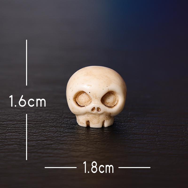 Halloween Creative Skull and Ghost Trinkets for Home, Car, Desktop Resin Craft Decorative Trinkets