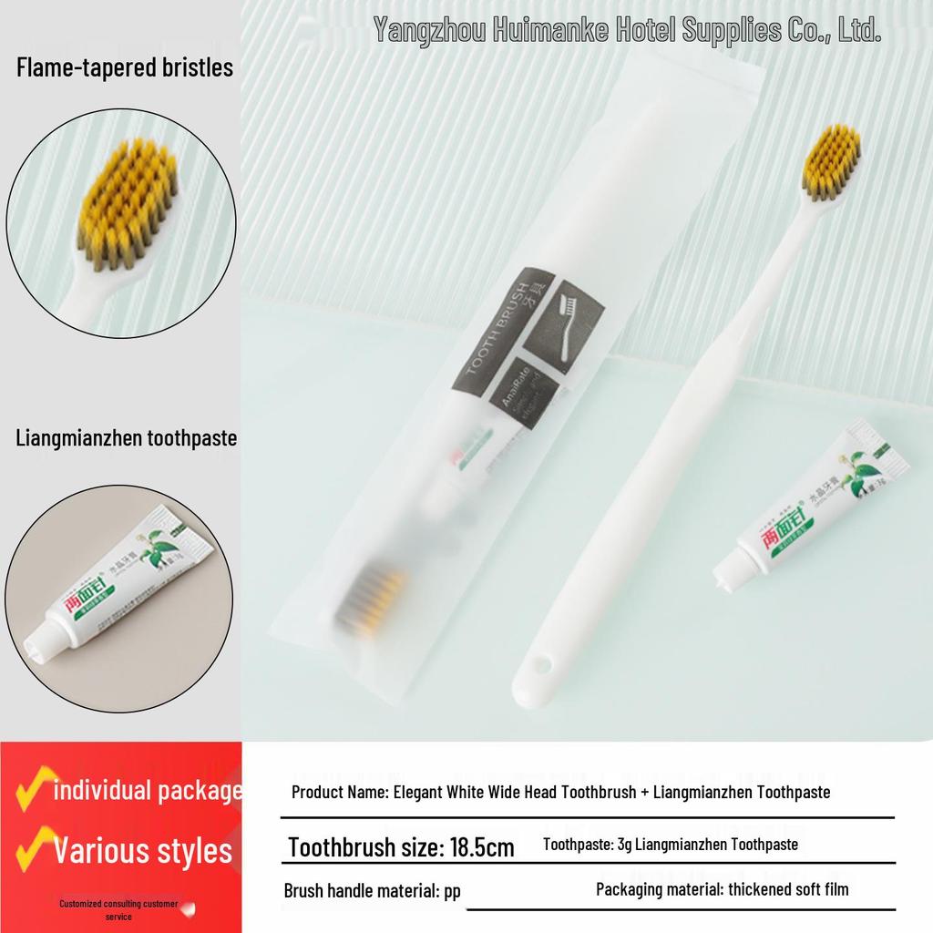 Deluxe Disposable Toiletry Set: Includes Toothbrush, Toothpaste, and Comb for Hotel, B&B, or Guest Use